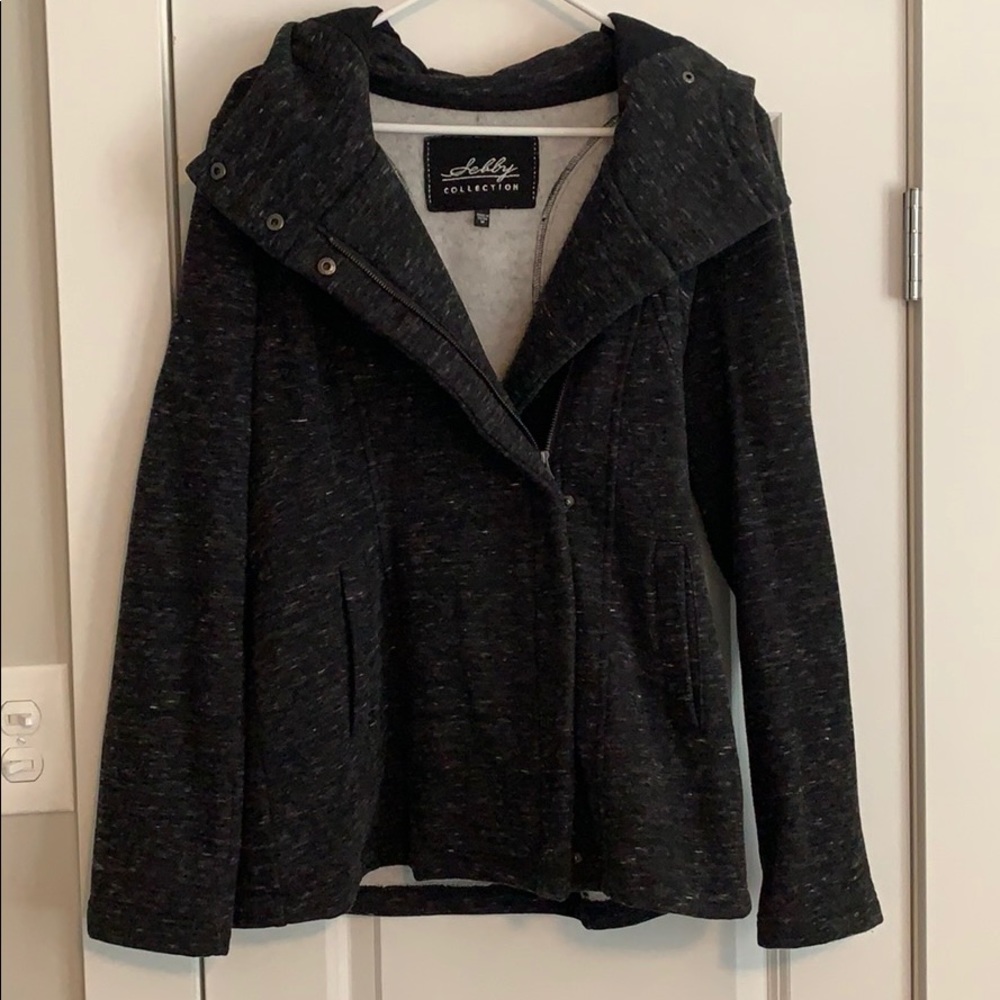 Zip up hooded jacket